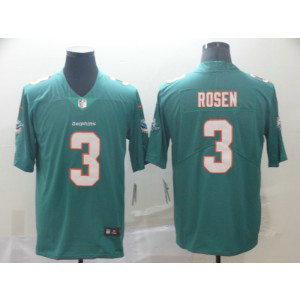 Nike Dolphins 3 Josh Rosen Aqua Green Vapor Untouchable Limited Men Jersey