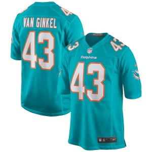 Nike Dolphins 43 Andrew Van Ginkel Aqua Vapor Untouchable Limited Men Jersey