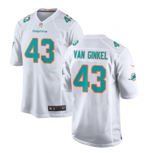 Nike Dolphins 43 Andrew Van Ginkel White Vapor Untouchable Limited Men Jersey