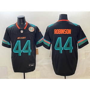 Nike Dolphins 44 Robinson Black 2025 Rivalries F.U.S.E. Vapor Limited Men Jersey