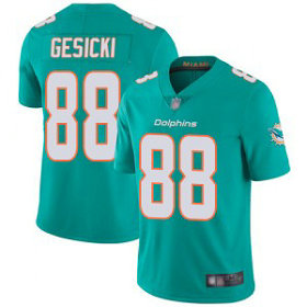 Nike Dolphins 88 Mike Gesicki Aqua Vapor Untouchable Limited Men Jersey