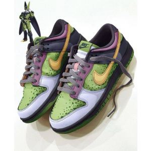 Nike Dunk Low x DBZ Perfect Cell Shoes Nike Dunk Low x DBZ Perfect Cell Shoes