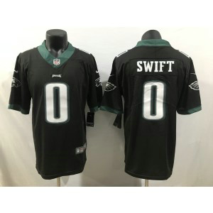 Nike Eagles 0 Swift Black Vapor Untouchable Limited Men Jersey