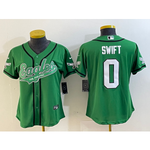 Nike Eagles 0 Swift Green Baseball Vapor Limited Women Jersey Nike Eagles 0 Swift Green Baseball Vapor Limited Women Jersey