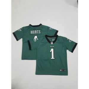 Nike Eagles 1 Jalen Hurts Green Toddler Jersey Nike Eagles 1 Jalen Hurts Green Toddler Jersey