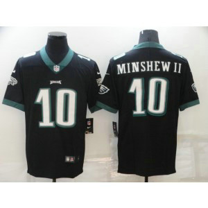 Nike Eagles 10 Gardner Minshew II Black Vapor Untouchable Limited Men Jersey