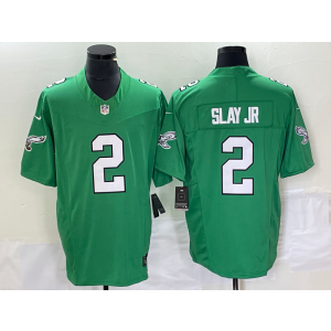 Nike Eagles 2 Darius Slay Jr. Green 2023 F.U.S.E Vapor Limited Men Jersey