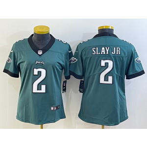 Nike Eagles 2 Darius Slay Jr Green Vapor Untouchable Limited Women Jersey Nike Eagles 2 Darius Slay Jr Green Vapor Untouchable Limited Women Jersey