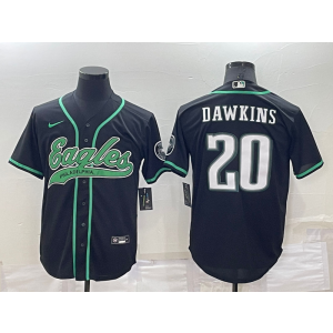 Nike Eagles 20 Brian Dawkins Black Vapor Baseball Limited Men Jersey