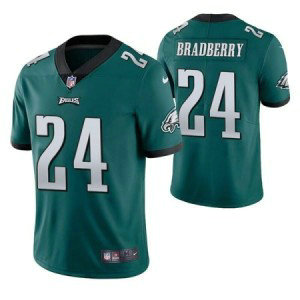 Nike Eagles 24 James Bradberry Green Vapor Untouchable Limited Men Jersey