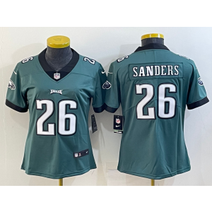 Nike Eagles 26 Miles Sanders Green Vapor Limited Youth Jersey Nike Eagles 26 Miles Sanders Green Vapor Limited Youth Jersey