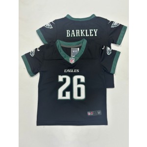 Nike Eagles 26 Saquon Barkley Black Toddler Jersey Nike Eagles 26 Saquon Barkley Black Toddler Jersey