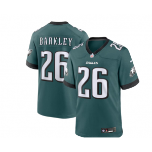 Nike Eagles 26 Saquon Barkley Green Vapor Untouchable Limited Men Jersey