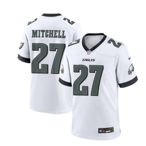 Nike Eagles 27 Quinyon Mitchell White Vapor Untouchable Limited Men Jersey