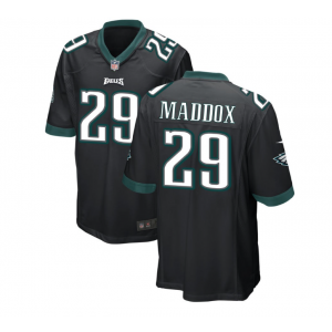 Nike Eagles 29 Maddox Black Vapor Untouchable Limited Men Jersey