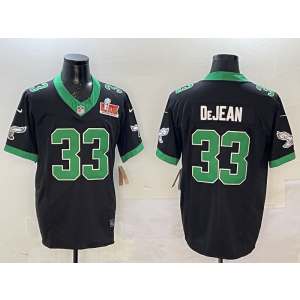 Nike Eagles 33 Dejean Black 2025 Super Bowl LIX F.U.S.E. Vapor Limited Men Jersey Nike Eagles 33 Dejean Black 2025 Super Bowl LIX F.U.S.E. Vapor Limited Men Jersey