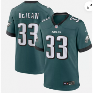Nike Eagles 33 Dejean Green Vapor Untouchable Limited Men Jersey