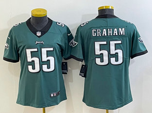 Nike Eagles 55 Brandon Graham Green Women Vapor Limited Jersey Nike Eagles 55 Brandon Graham Green Women Vapor Limited Jersey