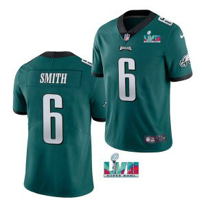 Nike Eagles 6 DeVonta Smith Green 2023 Super Bowl LVII Vapor Limited Men Jersey Nike Eagles 6 DeVonta Smith Green 2023 Super Bowl LVII Vapor Limited Men Jersey