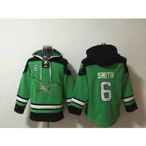 Nike Eagles 6 DeVonta Smith Kelly Green Hoodie Sweatshirt Nike Eagles 6 DeVonta Smith Kelly Green Hoodie Sweatshirt