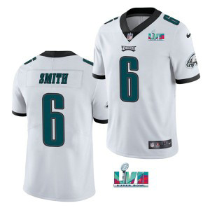 Nike Eagles 6 DeVonta Smith White 2023 Super Bowl LVII Vapor Limited Men Jersey Nike Eagles 6 DeVonta Smith White 2023 Super Bowl LVII Vapor Limited Men Jersey