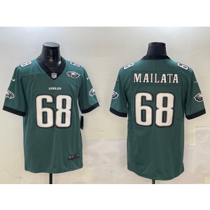 Nike Eagles 68 Jordan Mailata Green Vapor Limited Men Jersey