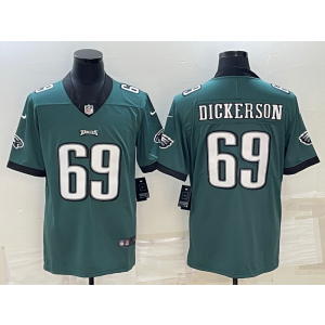 Nike Eagles 69 Dickerson Green Vapor Limited Men Jersey