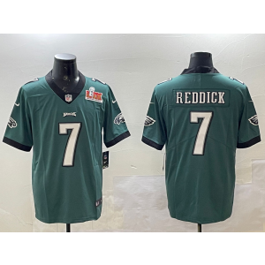 Nike Eagles 7 Haason Reddick Green 2025 Super Bowl LIX Vapor Limited Men Jersey Nike Eagles 7 Haason Reddick Green 2025 Super Bowl LIX Vapor Limited Men Jersey