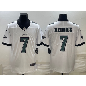 Nike Eagles 7 Haason Reddick White Vapor Untouchable Limited Men Jersey