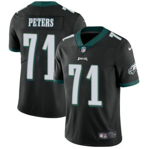 Nike Eagles 71 Jason Peters Vapor Untouchable Black Limited Men Jersey