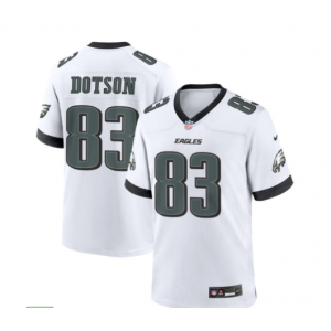 Nike Eagles 83 Dotson White Vapor Limited Men Jersey