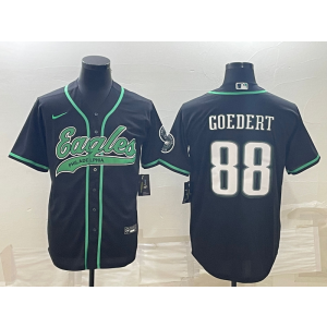 Nike Eagles 88 Dallas Goedert Black Vapor Baseball Limited Men Jersey