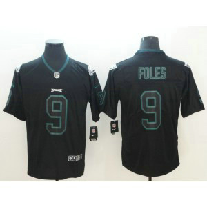 Nike Eagles 9 Nick Foles Black Shadow Legend Limited Men Jersey