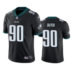 Nike Eagles 90 Jordan Davis Black 2022 NFL Draft Vapor Untouchable Limited Men Jersey