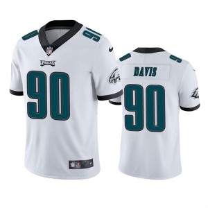 Nike Eagles 90 Jordan Davis White 2022 NFL Draft Vapor Untouchable Limited Men Jersey