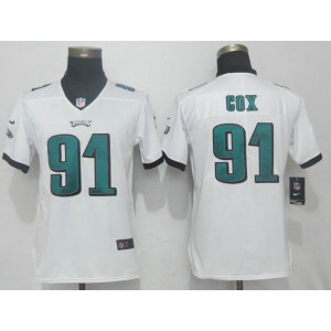 Nike Eagles 91 Fletcher Cox White Vapor Untouchable Limited Women Jersey Nike Eagles 91 Fletcher Cox White Vapor Untouchable Limited Women Jersey