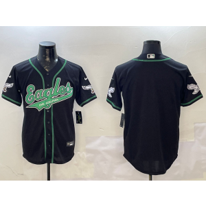 Nike Eagles Blank Black Vapor Baseball Limited Men Jersey