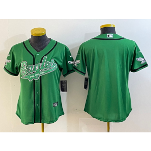 Nike Eagles Blank Green Baseball Vapor Limited Women Jersey Nike Eagles Blank Green Baseball Vapor Limited Women Jersey