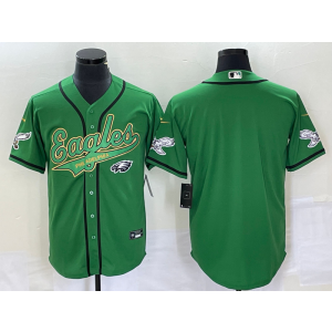 Nike Eagles Blank Green Vapor Baseball Limited Men Jersey