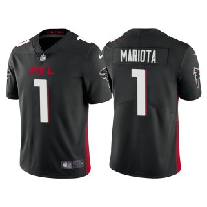 Nike Falcons 1 Marcus Mariota Black Vapor Untouchable Limited Men Jersey Nike Falcons 1 Marcus Mariota Black Vapor Untouchable Limited Men Jersey