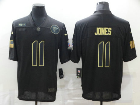 Nike Falcons 11 Julio Jones Black 2020 Salute To Service Limited Jersey Nike Falcons 11 Julio Jones Black 2020 Salute To Service Limited Jersey