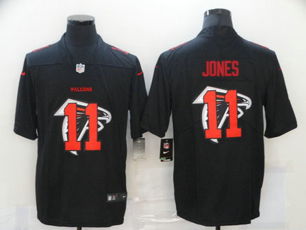 Nike Falcons 11 Julio Jones Black Shadow Logo Limited Jersey Nike Falcons 11 Julio Jones Black Shadow Logo Limited Jersey