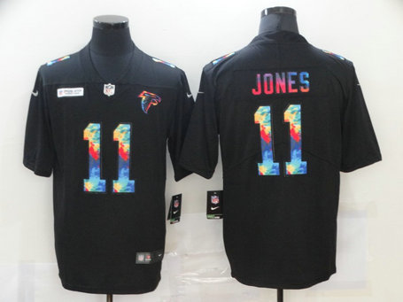 Nike Falcons 11 Julio Jones Black Vapor Untouchable Rainbow Limited Jersey Nike Falcons 11 Julio Jones Black Vapor Untouchable Rainbow Limited Jersey