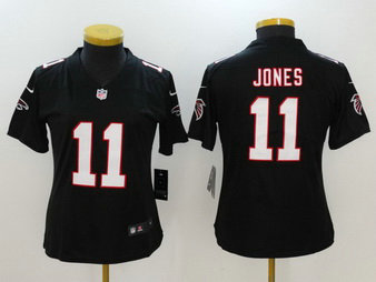 Nike Falcons 11 Julio Jones Black Vapor Untouchable Women Limited Jersey