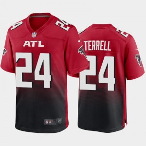 Nike Falcons 24 A.J. Terrell Red 2020 NFL Draft Vapor Limited Men Jersey Nike Falcons 24 A.J. Terrell Red 2020 NFL Draft Vapor Limited Men Jersey