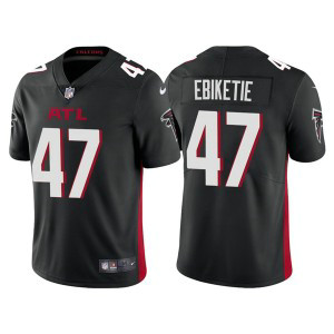 Nike Falcons 47 Arnold Ebiketie Black 2022 NFL Draft Vapor Untouchable Limited Men Jersey Nike Falcons 47 Arnold Ebiketie Black 2022 NFL Draft Vapor Untouchable Limited Men Jersey