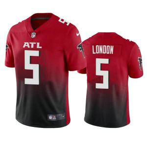 Nike Falcons 5 Drake London Red 2022 NFL Draft Vapor Untouchable Limited Men Jersey Nike Falcons 5 Drake London Red 2022 NFL Draft Vapor Untouchable Limited Men Jersey