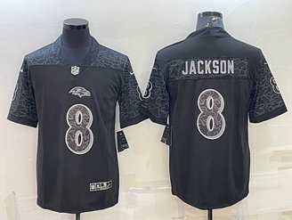 Nike Falcons 8 Kyle Pitts Black RFLCTV Limited Jersey