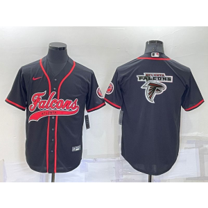 Nike Falcons Blank Black Vapor Baseball Logo Limited Men Jersey Nike Falcons Blank Black Vapor Baseball Logo Limited Men Jersey