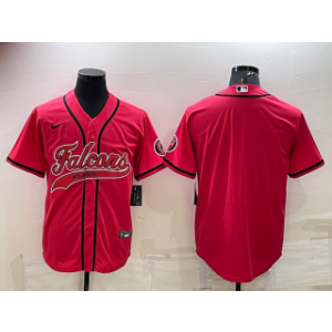 Nike Falcons Blank Red With Patch Vapor Baseball Limited Men Jersey Nike Falcons Blank Red With Patch Vapor Baseball Limited Men Jersey